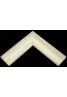 Κορνίζα ξύλινη 5,3 εκ. λευκή σκαλιστή 543-000-023